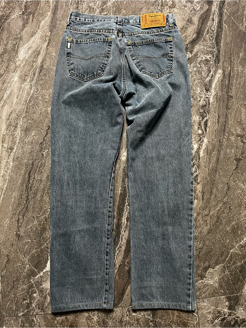 Vintage Pepe Jeans London Made In Canada 90s Gray Acid Wash Denim Men Sz 30 x 29